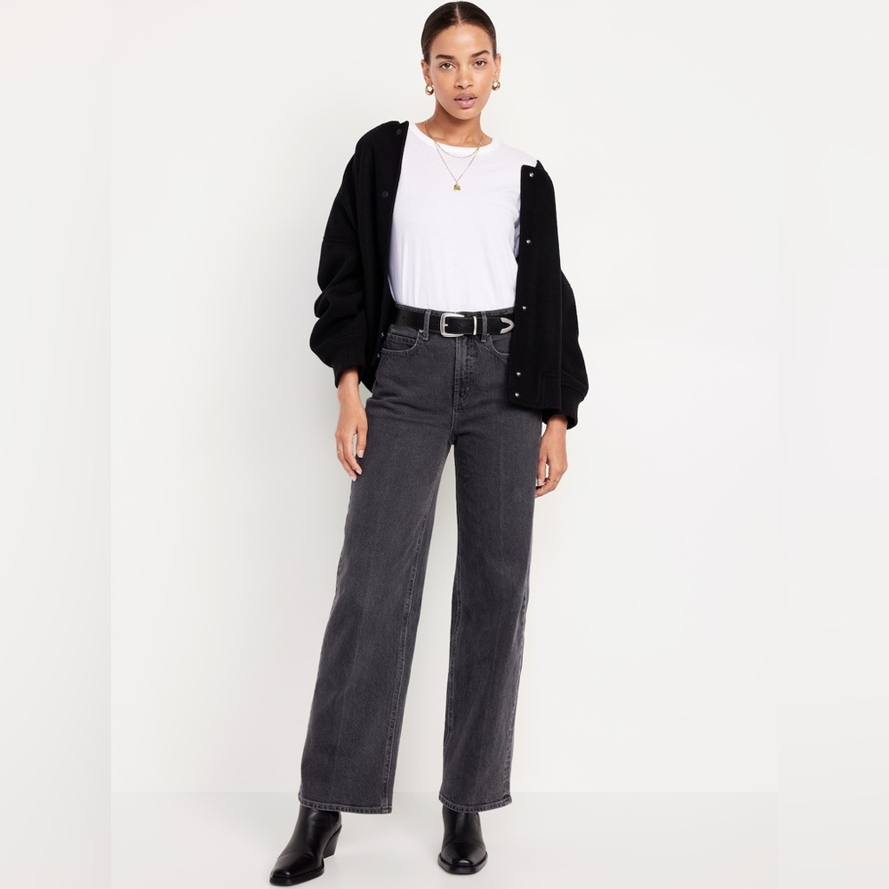 Old Navy Extra High Waisted Wide Leg Jeans